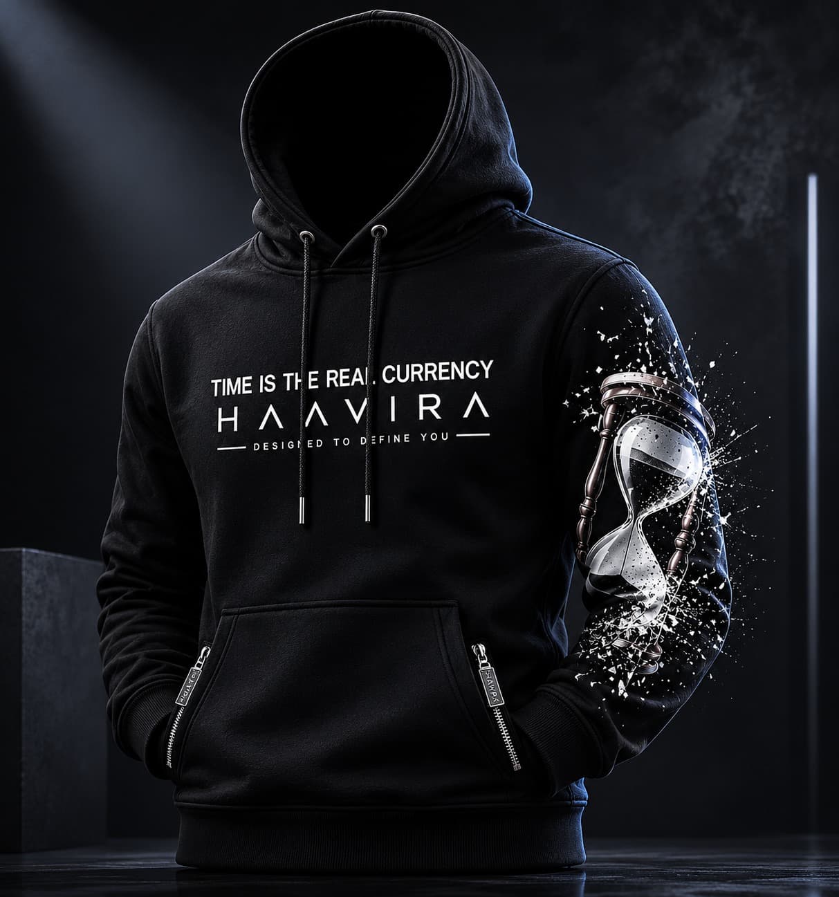 HAAVIRA Time Is The Real Currency Hoodie